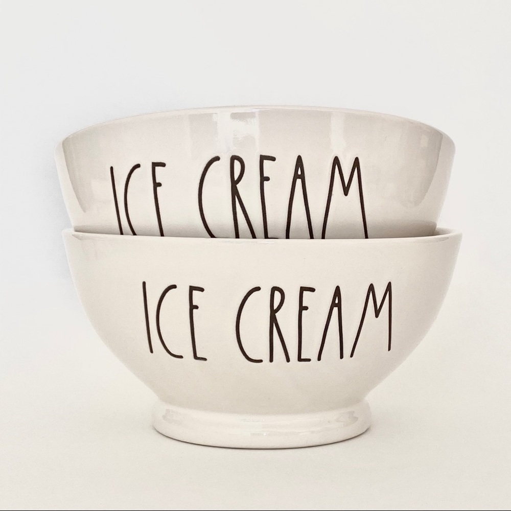 Rae Dunn Bowls - ICE CREAM - Set of 2

NEW